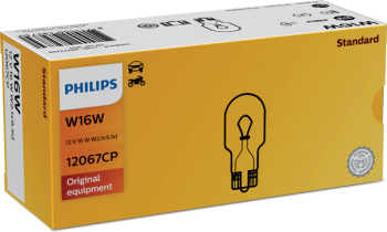 Bec Frana W16W 12V Set 10 Buc Philips 