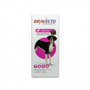 Bravecto 1400 mg x 1 tbl-40-56 kg pentru caini 