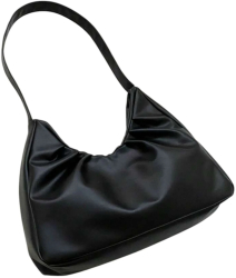 Geanta de Umar Model Plisat si Minimalist - Negru 