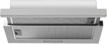 Hota telescopica Pyramis MDER Power Grey Glass putere de absorbtie 409mc/h 1 motor 60cm finisaj metal si sticla 