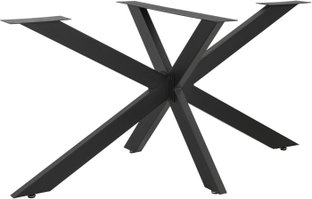Picior tip Cadru pentru Masa Material Metal Culoare Negru Mat Dimensiuni 98x58x43 cm 