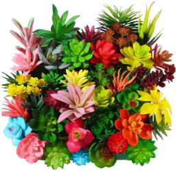 Set 10 Mini Plante Artificiale - Fara ghiveci 