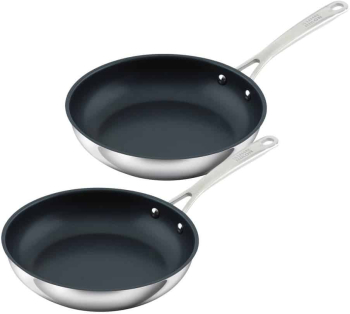 Set 2 tigai Ø 24/28 cm otel inoxidabil si titan Kuhn Rikon Allround 