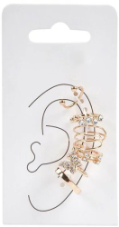 Set 6 Cercei Dama Aurii Simpli cu Strass Ear cuff 