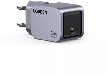 Incarcator retea Ugreen Nexode Pro, 30W, USB-C GaN Fast Charger, Gri 