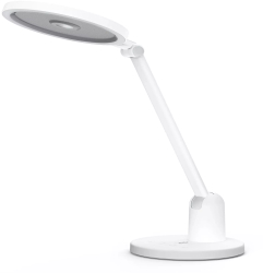 Lampa LED de birou TaoTronics TT-DL1012, lumina veghe, control touch, 5 moduri, 5 niveluri de luminozitate, Incarcare USB, 12W, Alb 