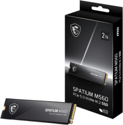 SSD MSI Spatium M560 2TB PCI Express 5.0 x4 M.2 2280 