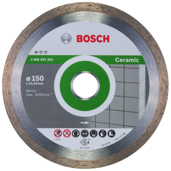 Bosch - Disc diamantat pentru ceramica 150x22.23x1.6mm 2608602203 