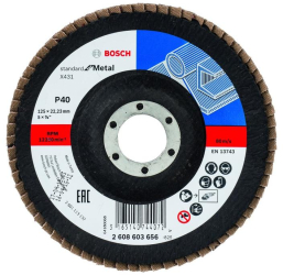 Bosch - Disc lamelar inclinat X431 125x22.23mm G40 2608603656 