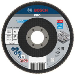 Bosch - Disc lamelar inclinat X517 125x22.23mm G40 2608606922 