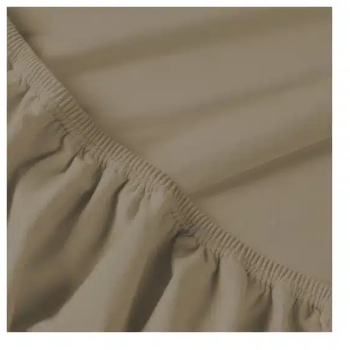 Cearsaf de pat Jersey cu elastic Billerbeck Rebeka cappucino