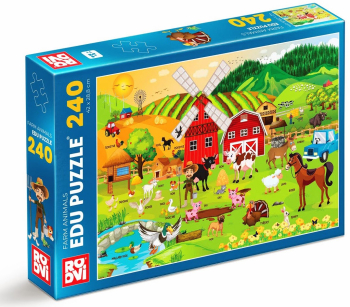 EDU PUZZLE 240 - ANIMALE DE LA FERMA - 79800 - 79244-02