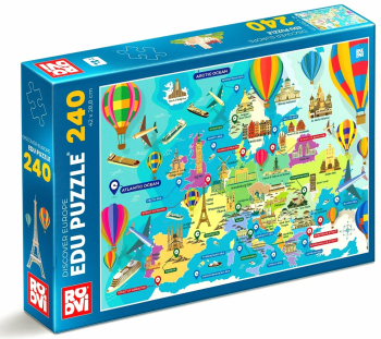 EDU PUZZLE 240 - DESCOPERA EUROPA - 79824 - 79251-02