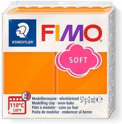 Pasta de modelaj FIMO Soft 57g Portocaliu viu 