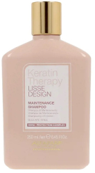 Sampon hidratant de intretinere pentru parul indreptat cu keratina Alfaparf Milano Professional Lisse Design Keratin Therapy 250 ml 