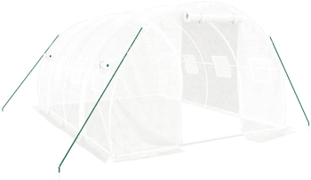 Sera Cu Cadru Din Otel Alb 12 M² 4X3X2 M 