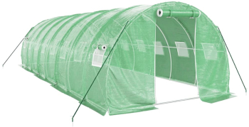 Sera Cu Cadru Din Otel Verde 24 M² 8X3X2 M 