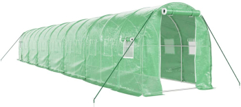 Sera Cu Cadru Din Otel Verde 28 M² 14X2X2 M 