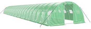 Sera Cu Cadru Din Otel Verde 96 M² 24X4X2 M 