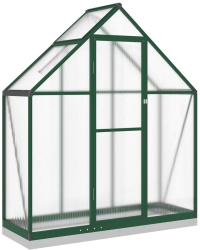 Sere Cu Cadru De Baza Verde 169X58X202 Cm Aluminiu 