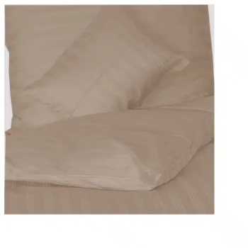 Set lenjerie de pat matrimonial Billerbeck 3 piese Reka cappuccino