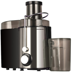 Storcator de fructe si legume german Hausberg Filtru din otel inoxidabil Maner metalic Sistem anti-alunecare 2 trepte+Turbo 600 W