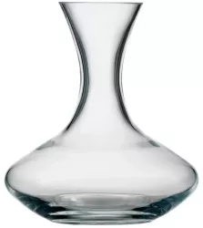 Carafa din sticla clara Decanter cu volum de 750 ml pentru aerarea vinului rosu
