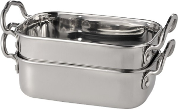 Caserola din inox cu manere capacitate 500 ml 