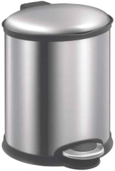 Cos de gunoi cu pedala EKO Ellipse 20 litri 1 compartiment inox