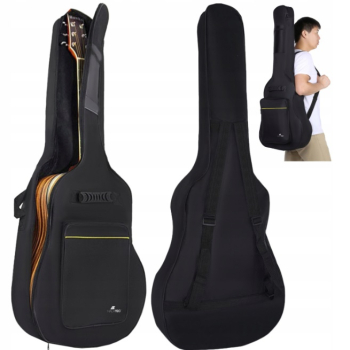 Husa pentru chitara clasica sau acustica Malatec 107 cm neagra 