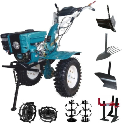 Motocultor Dakard HS1000BNEW 8CP cu utilaje incluse 