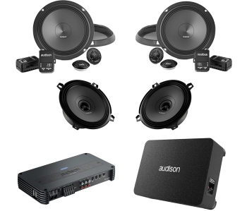 Pachet Difuzoare Auto cu subwoofer Opel Astra H 2004-2014 Audison Prima 1010 W 