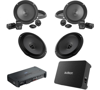 Pachet Difuzoare Auto cu subwoofer Porsche Cayenne 2010-2016 Audison Prima 1010 W 