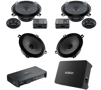 Pachet Difuzoare Auto cu subwoofer Renault Fluence 2008-2014 Audison Prima 1010 W 