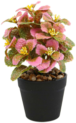 Aranjament Floral Roz Plastic 18Cm - Roz Plastic 18cm 