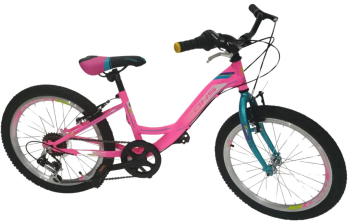 Bicicleta Copii DHS Modesty - 20 Inch Roz