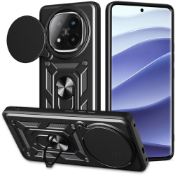 Husa pentru Xiaomi Redmi Note 14 Pro+ 5G - Techsuit CamShield Series - Black 