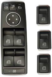 Kit butoane geamuri electrice sofer + pasageri Mercedes W204 W212 W207 GLK X204 A207 C207 