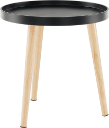 Masuta auxiliara Sanse 40 cm negru 