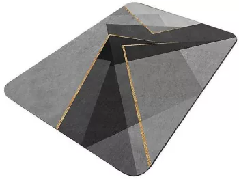 Covoras pentru baie ultra absorbant anti-alunecare material diaton model Abstract 50 x 80 cm 