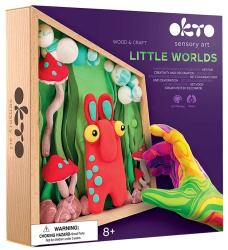 Set creatie wood & craft - little worlds 2121cm - mommy troll 