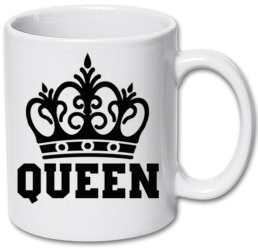 Cana alba personalizata & Queen& INOVATIX® . 330ml