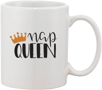 Cana alba personalizata Nap Queen INOVATIX® . 330ml 