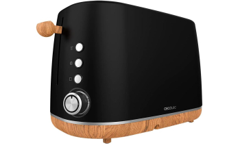 Prajitor de paine CECOTEC TrendyToast 9000 Black Woody 900 W 2 felii - RESIGILAT