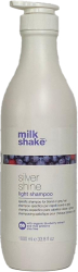 Sampon Milk Shake Silver Shine Light 1000ml pentru par blond carunt sau gri