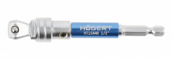 Adaptor pentru biti Hogert 1/2 cu fixare 1/4 CrV 100 mm 