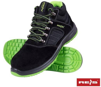 Bocanci de protectie S1 cu bombeu compozit unisex-BRSTORK-T 38 Verde 