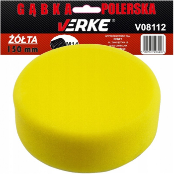 Burete de lustruit 150mm galben V08112 Verke 