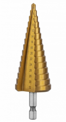 Burghiu conic Hogert HT6D322 4-20 mm 1/4 in trepte