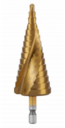 Burghiu conic Hogert HT6D326 spiralat 4-32 mm 1/4 